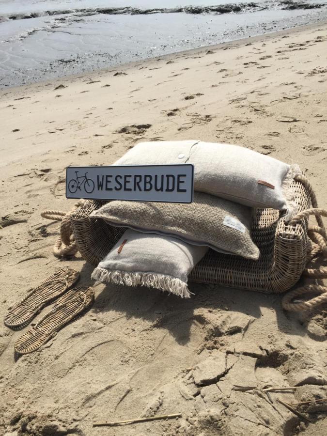Moin !Die Weserbude Nordenham Kültér fotó